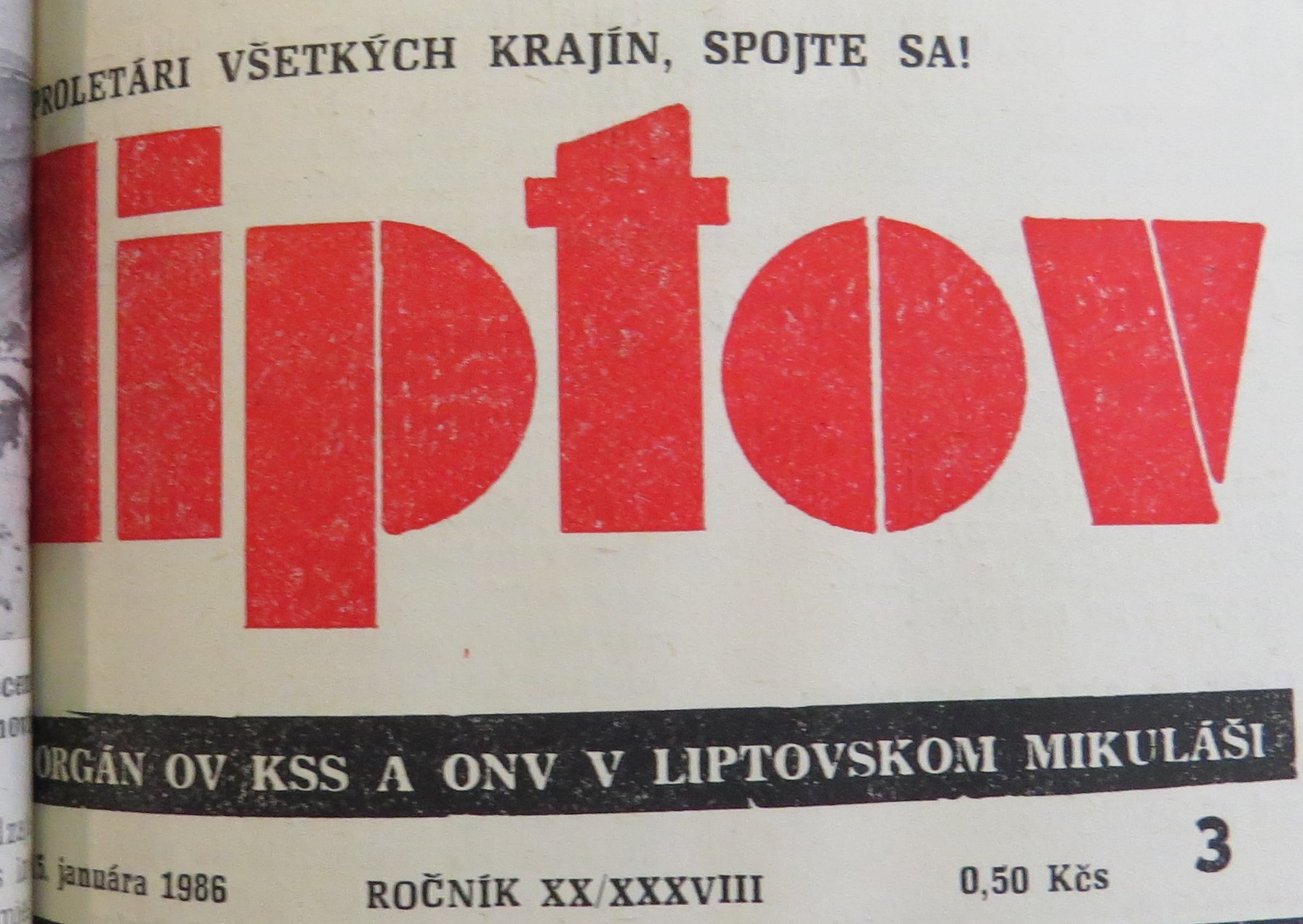 Liptov, 15. 1. 1986